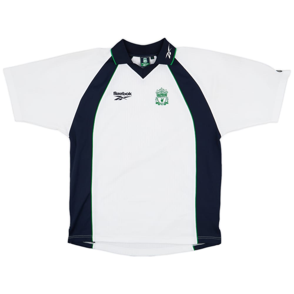 1999-00 Liverpool Reebok Polo Shirt - 9/10 - (M)
