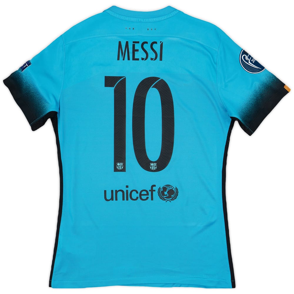 2015-16 Barcelona Authentic Third Shirt Messi #10 - 7/10 - (M)
