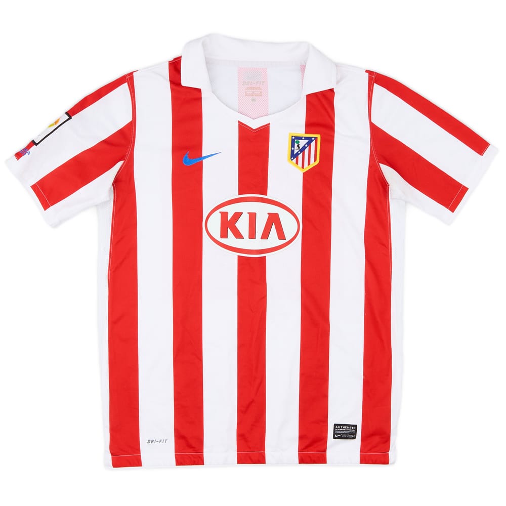2010-11 Atletico Madrid Home Shirt - 8/10 - (XL.Boys)