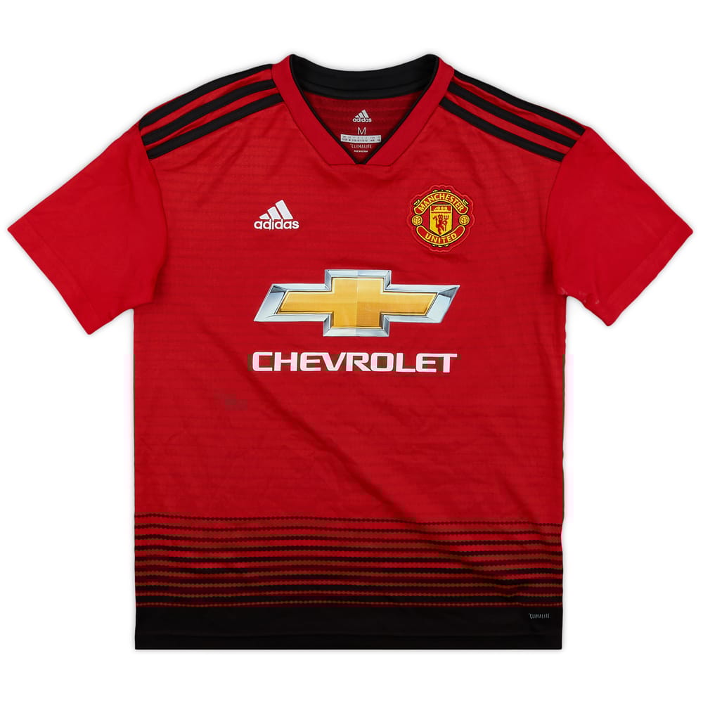2018-19 Manchester United Home Shirt - 8/10 - (M.Boys)