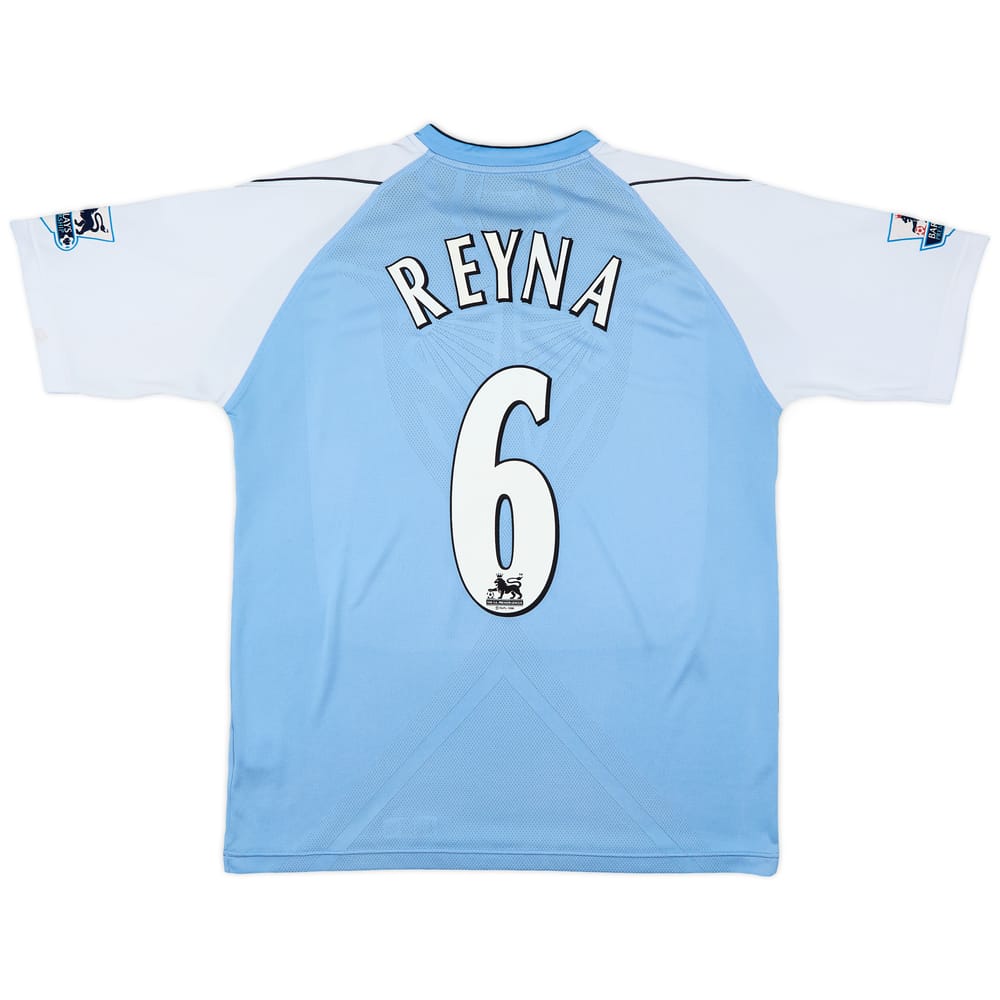 2006-07 Manchester City Home Shirt Reyna #6 - 7/10 - (L)