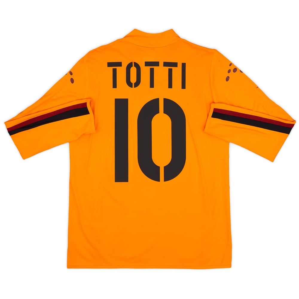 2003-04 Roma Third L/S Shirt Totti #10 - 8/10 - (M)