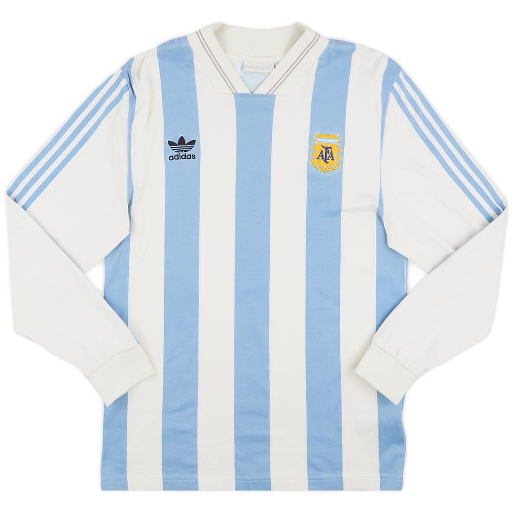 2018-19 Argentina adidas '1993' Retro Home L/S Shirt (Maradona) #10 - 6/10 - (M)