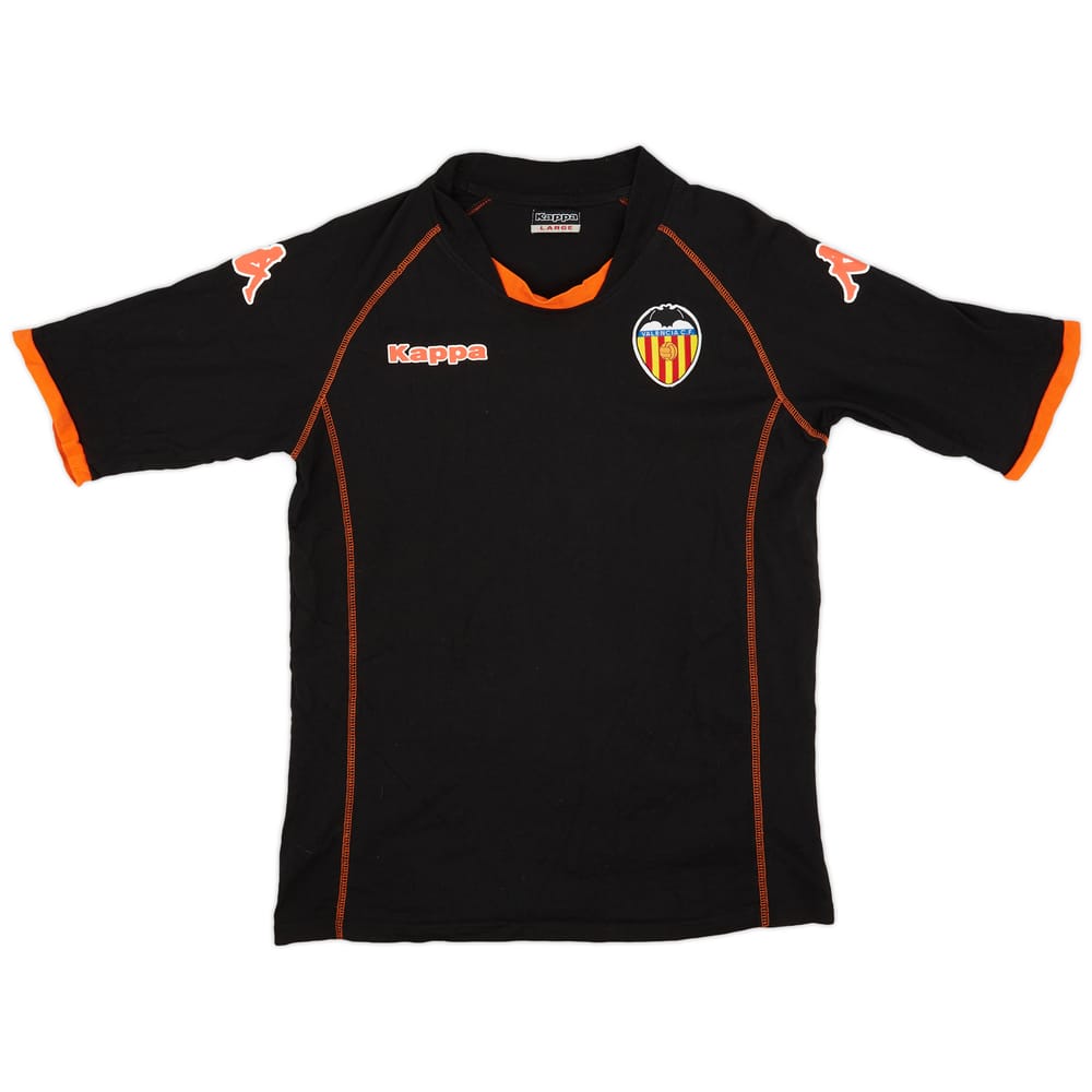 2009-10 Valencia Kappa Cotton Training Tee - 8/10 - (L)