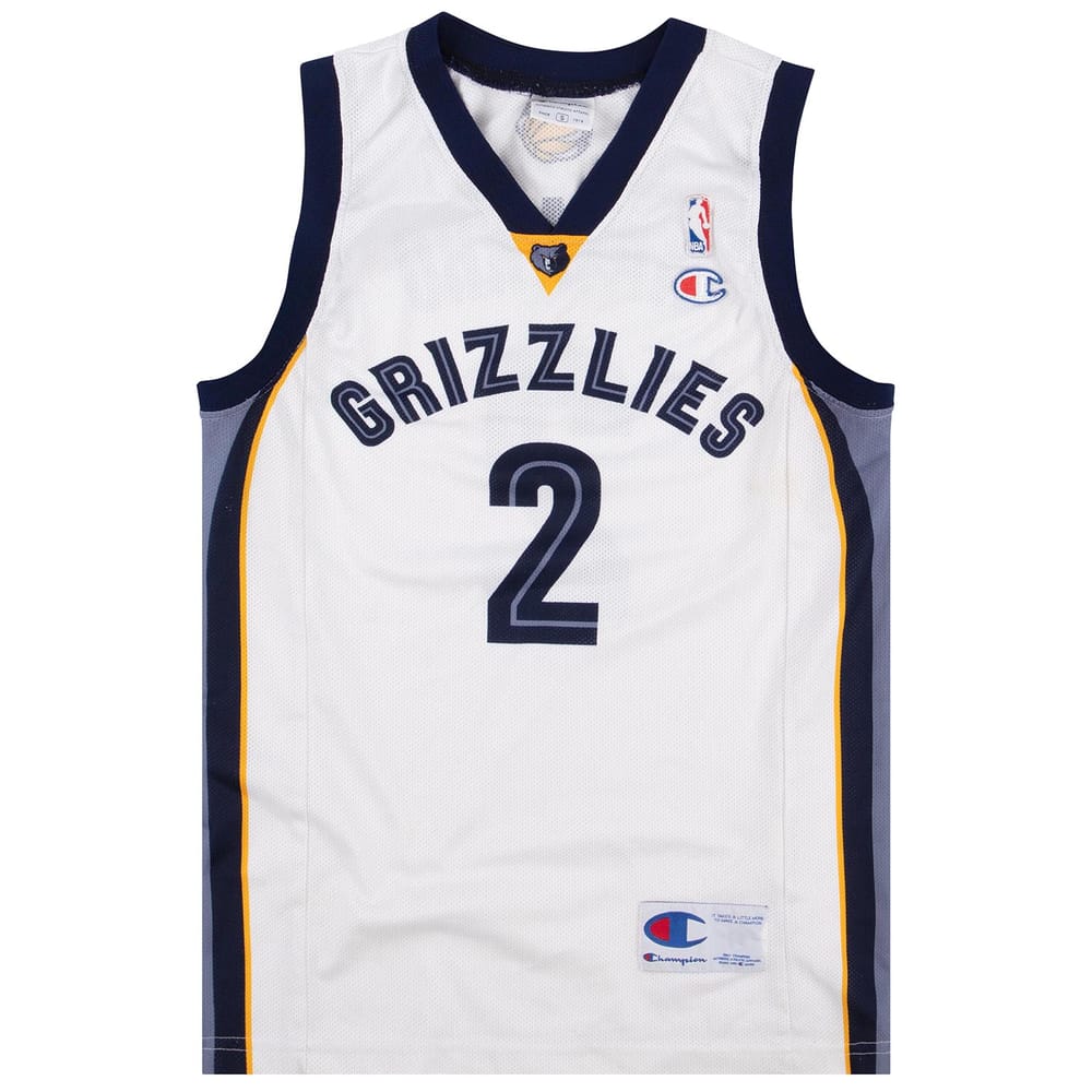 2007-08 Memphis Grizzlies Navarro #2 Champion Jersey (Home) S