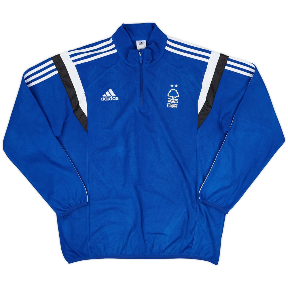 2014-15 Nottingham Forest adidas 1/4 Zip Fleece Top - 10/10 - (XL)