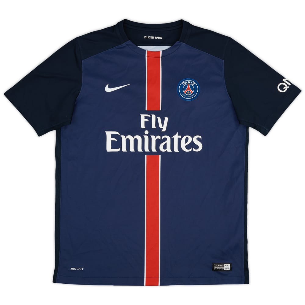 2015-16 Paris Saint-Germain Home Shirt - 9/10 - (XL.Boys)
