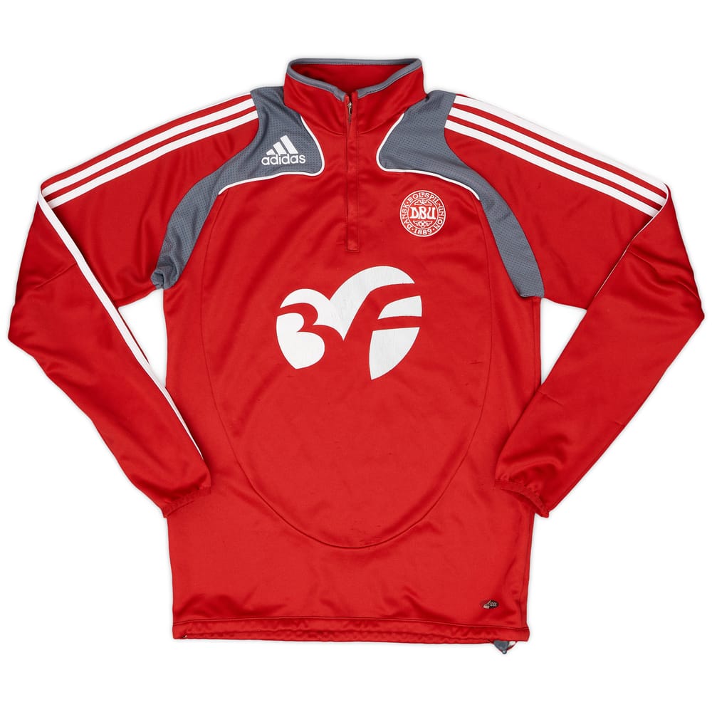 2007-08 Denmark adidas 1/4 Zip Drill Top - 6/10 - (M)