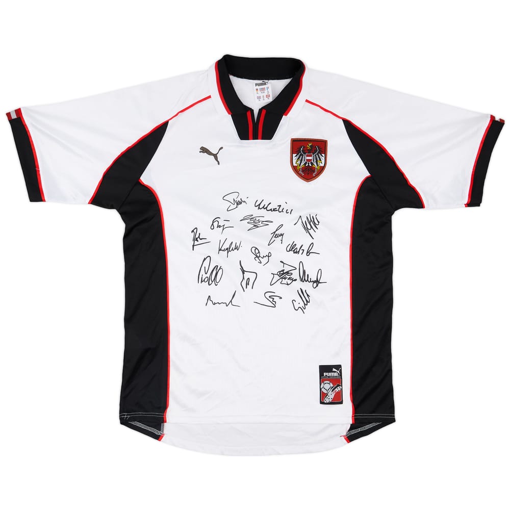1998 Austria 'Signed' Home Shirt - 7/10 - (XL)
