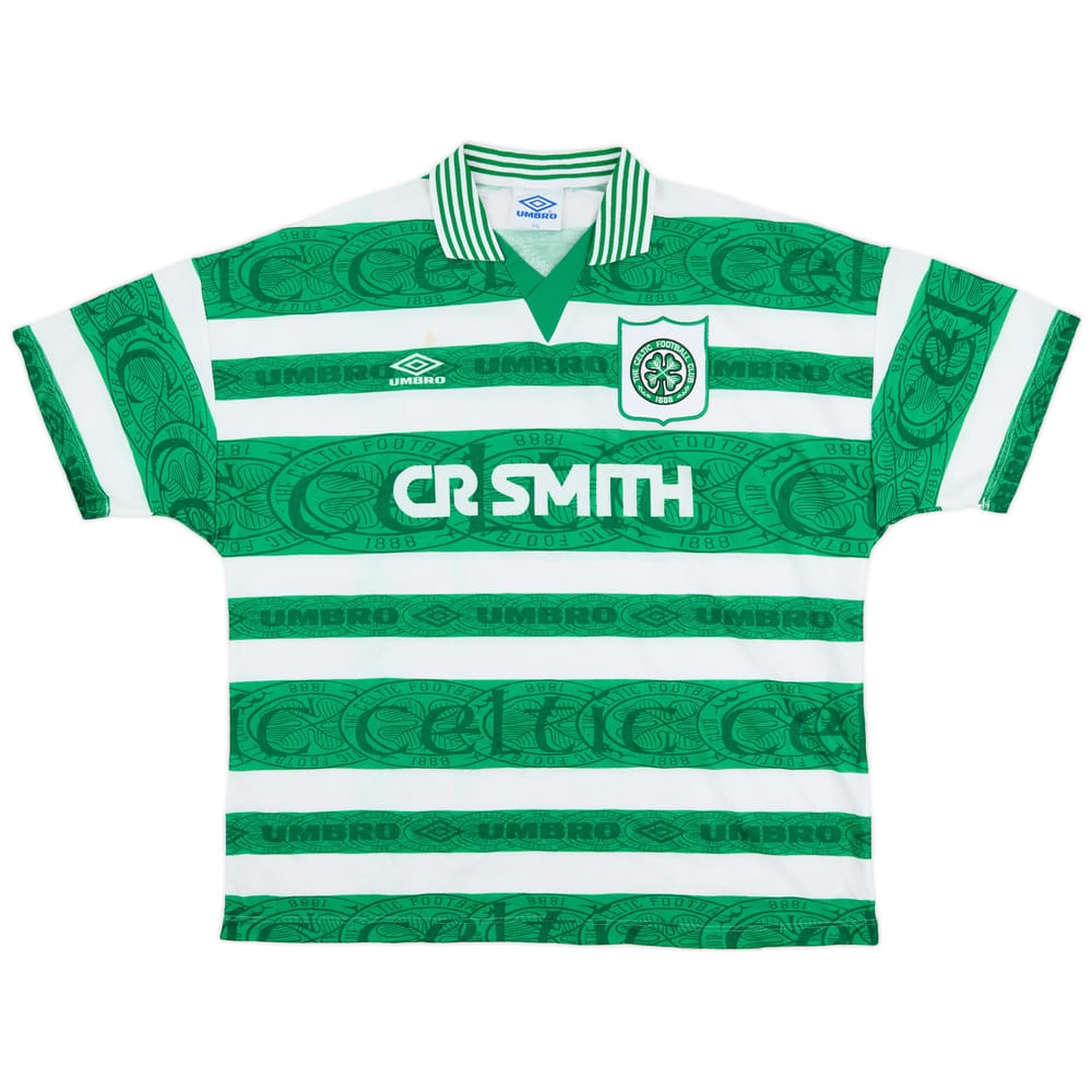 1995-97 Celtic Home Shirt - 9/10 - (XXL)