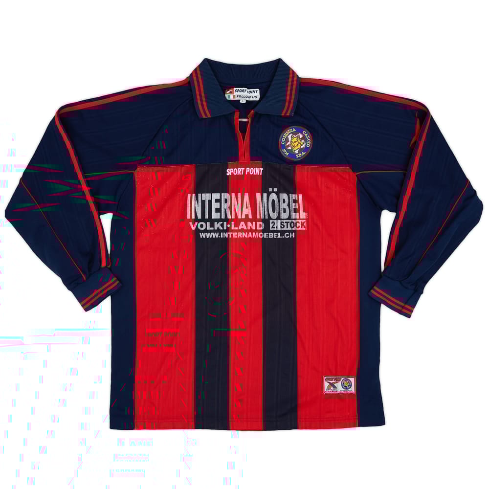 2002-03 Cosenza Home L/S Shirt #17 - 6/10 - (L)