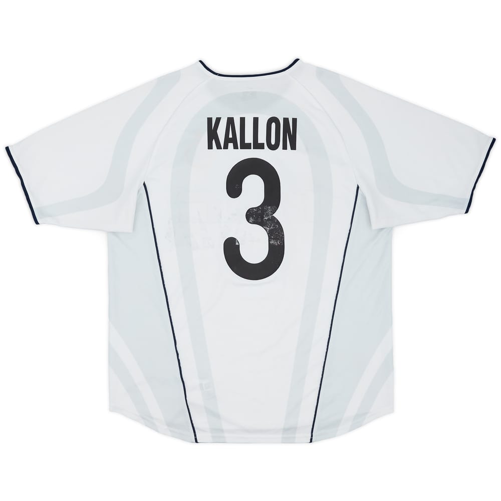 2001-02 Inter Milan Away Shirt Kallon #3 - 4/10 - (L)
