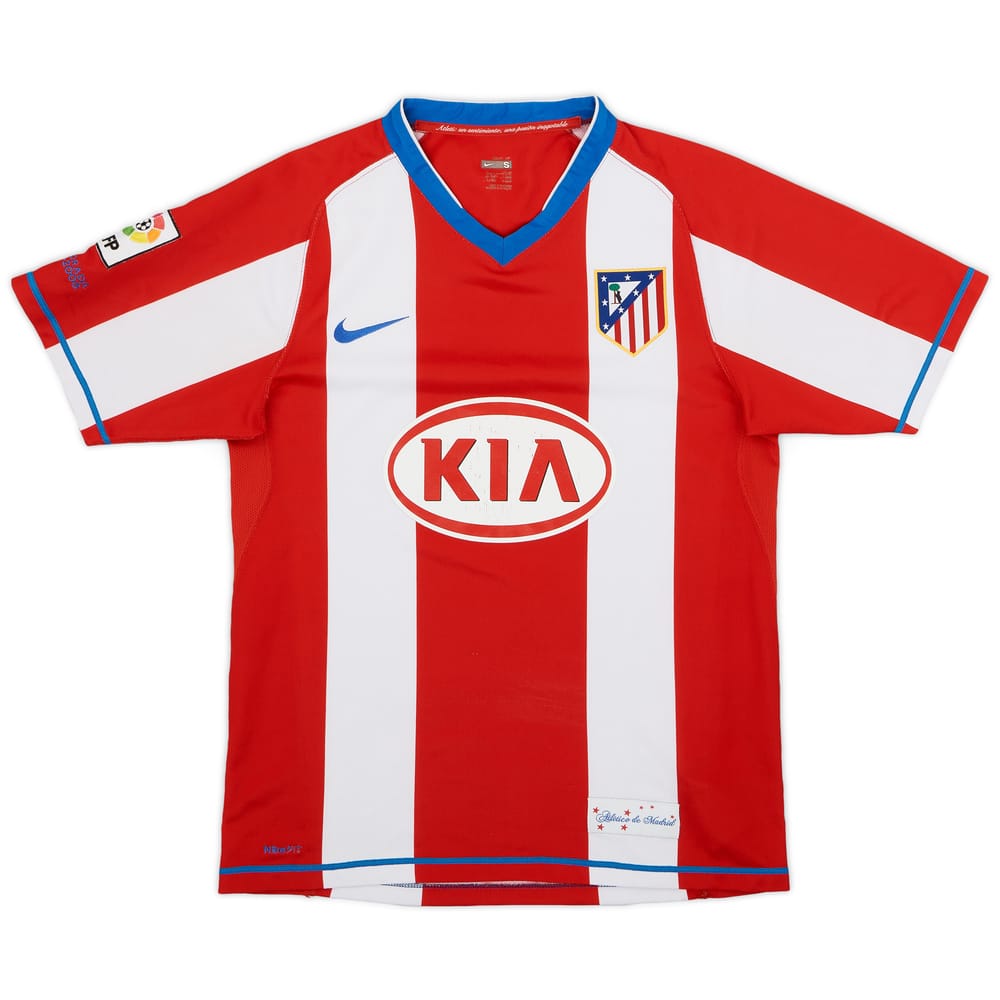2007-08 Atletico Madrid Home Shirt - 6/10 - (S)