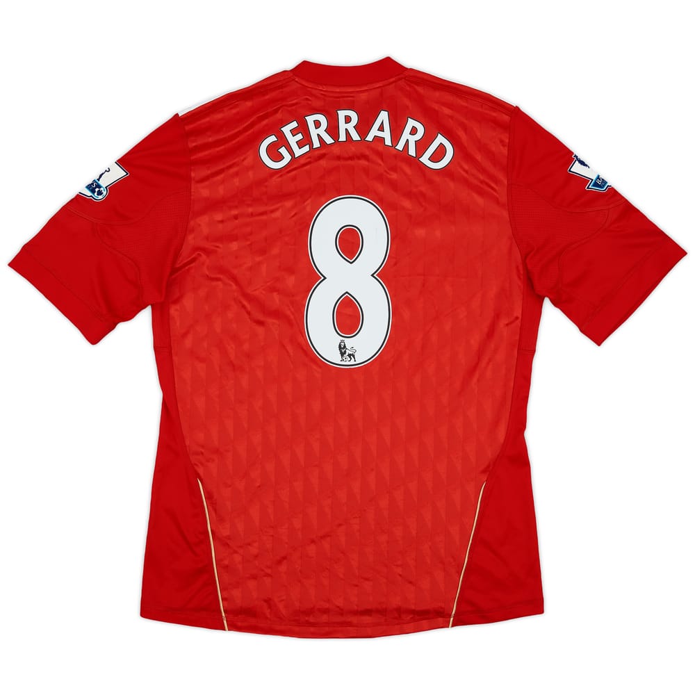 2010-12 Liverpool Home Shirt Gerrard #8 - 5/10 - (M)