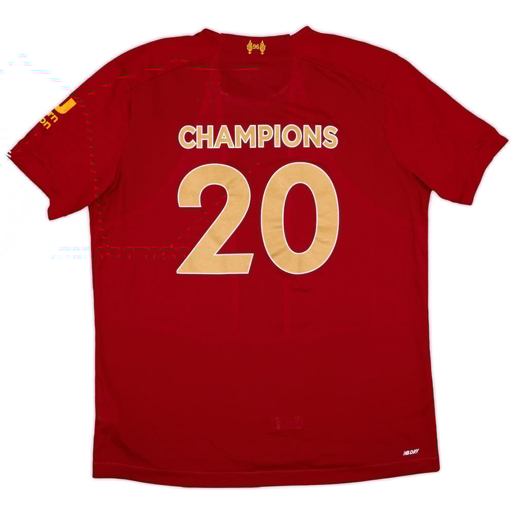 2019-20 Liverpool Home Shirt Champions #20 - 9/10 - (XL)