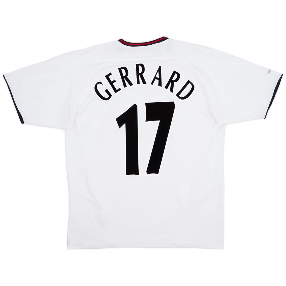 2003-04 Liverpool Away Shirt Gerrard #17 - 5/10 - (M)