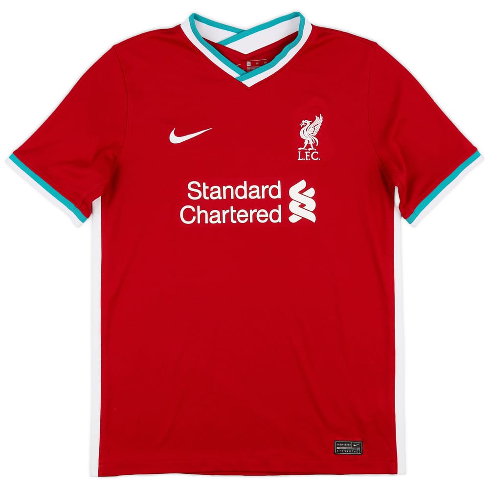 2020-21 Liverpool Home Shirt - 8/10 - (XL.Boys)