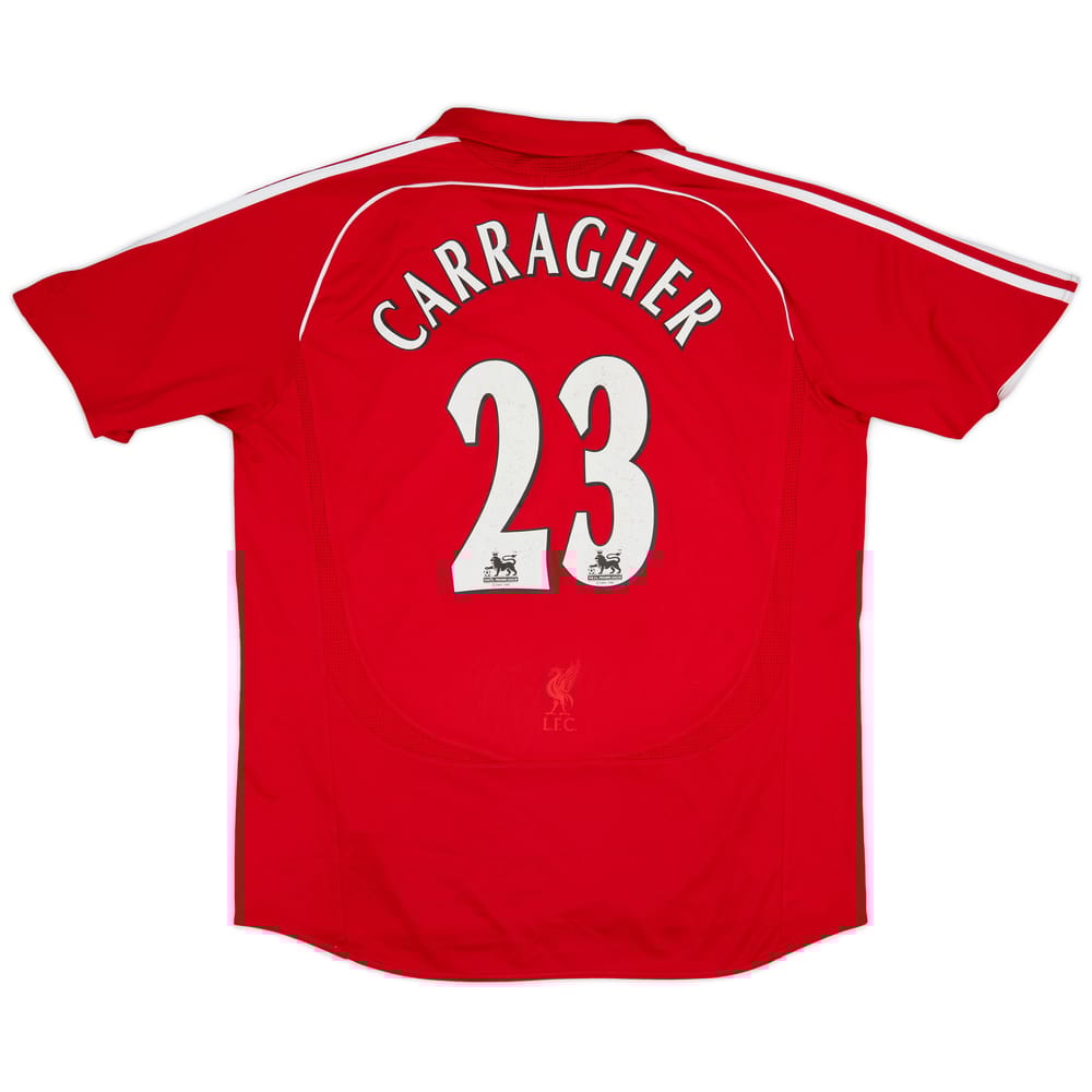 2006-08 Liverpool Home Shirt Carragher #23 - 6/10 - (XL)