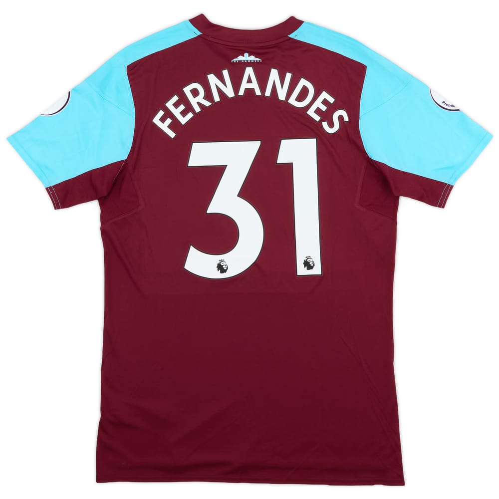 2017-18 West Ham Match Issue Home Shirt Fernandes #31