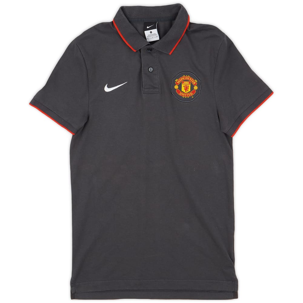 2010-11 Manchester United Nike Polo Shirt - 8/10 - (S)