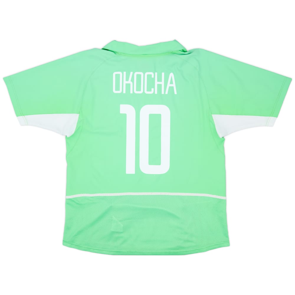 2002-04 Nigeria Home Shirt Okocha #10 - 6/10 - (L)