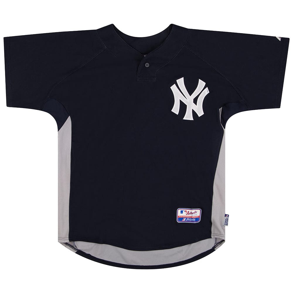 2010s New York Yankees Authentic Majestic Cool Base Batting Practice Jersey L