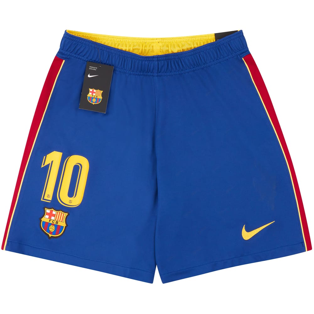2020-21 Barcelona Home Shorts #10 (Messi)