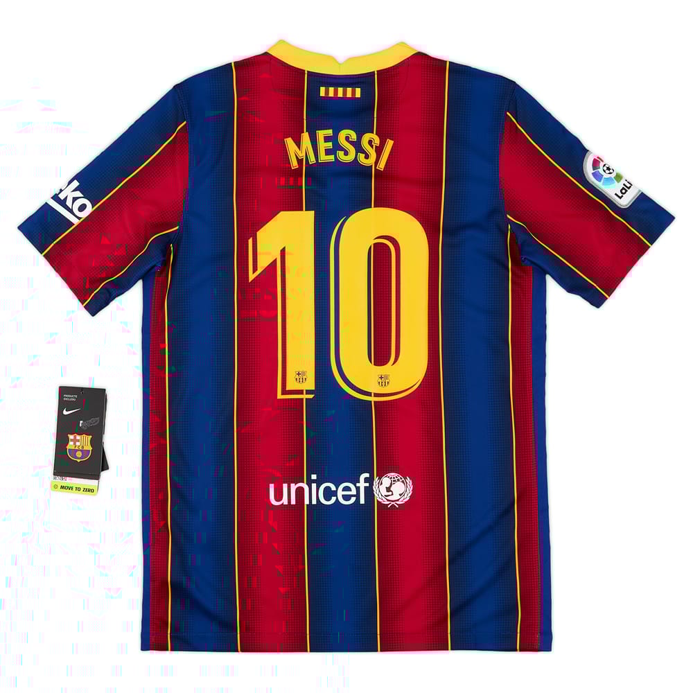 2020-21 Barcelona Home Shirt Messi #10 - NEW - (XL.Kids)