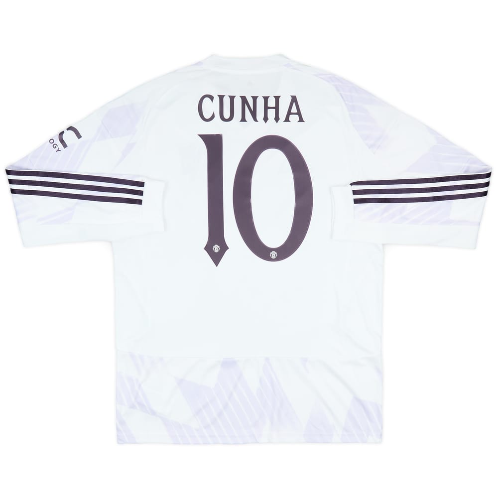 2025-26 Manchester United Away L/S Shirt Cunha #10