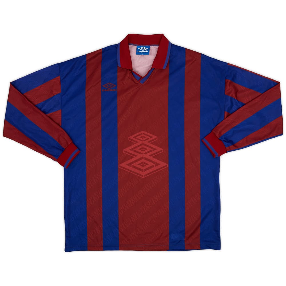 1990s Umbro Template L/S Shirt - 8/10 - (XL)