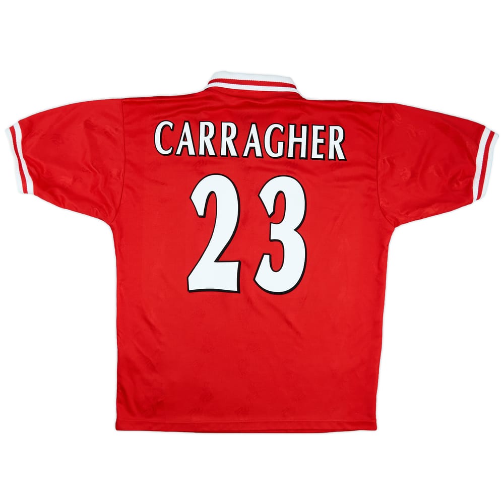 1996-98 Liverpool Home Shirt Carragher #23 - 9/10 - (L)