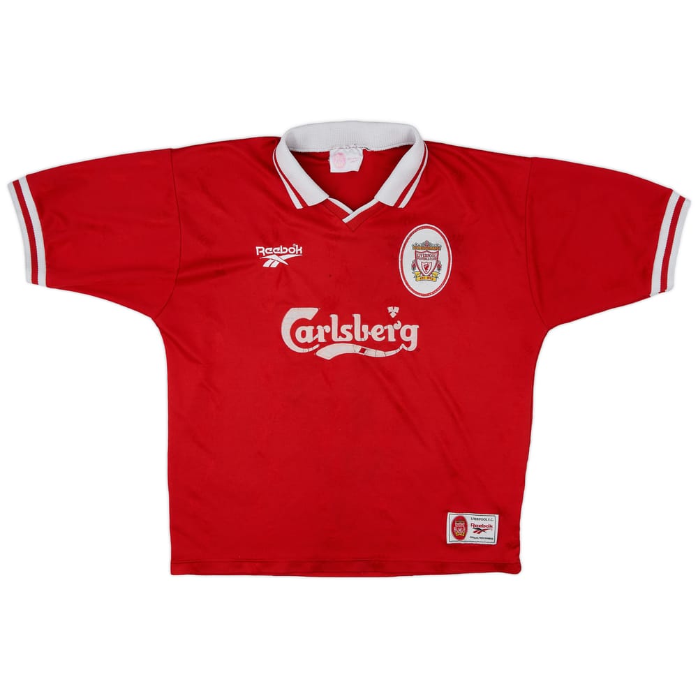 1996-98 Liverpool Home Shirt - 4/10 - (L)
