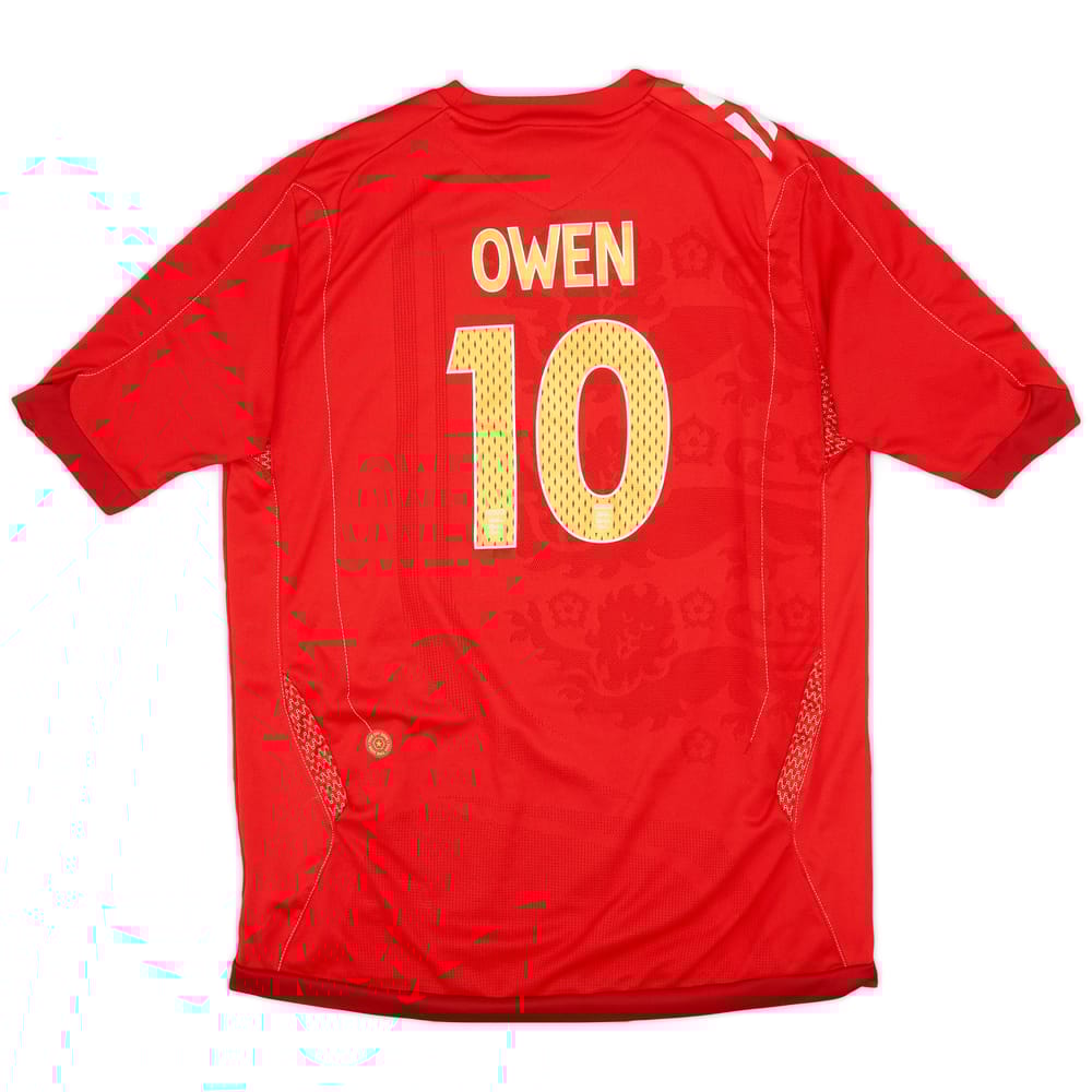 2006-08 England Away Shirt Owen #10 - 9/10 - (XL.Boys)
