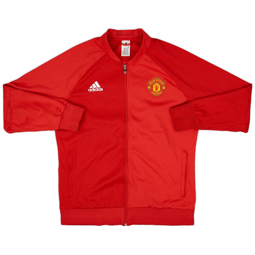 2016-17 Manchester United adidas Track Jacket - 8/10 - (XL)