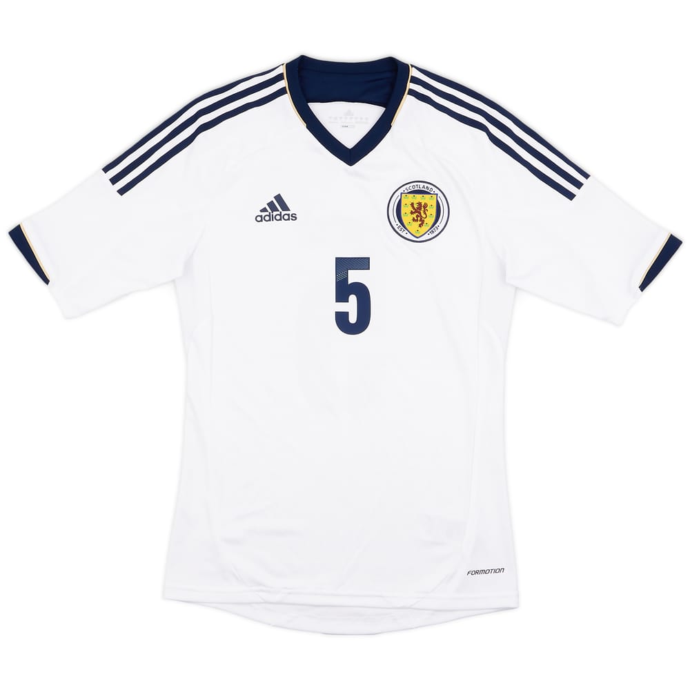 2012-14 Scotland Authentic Away Shirt #5 - 9/10 - (S)