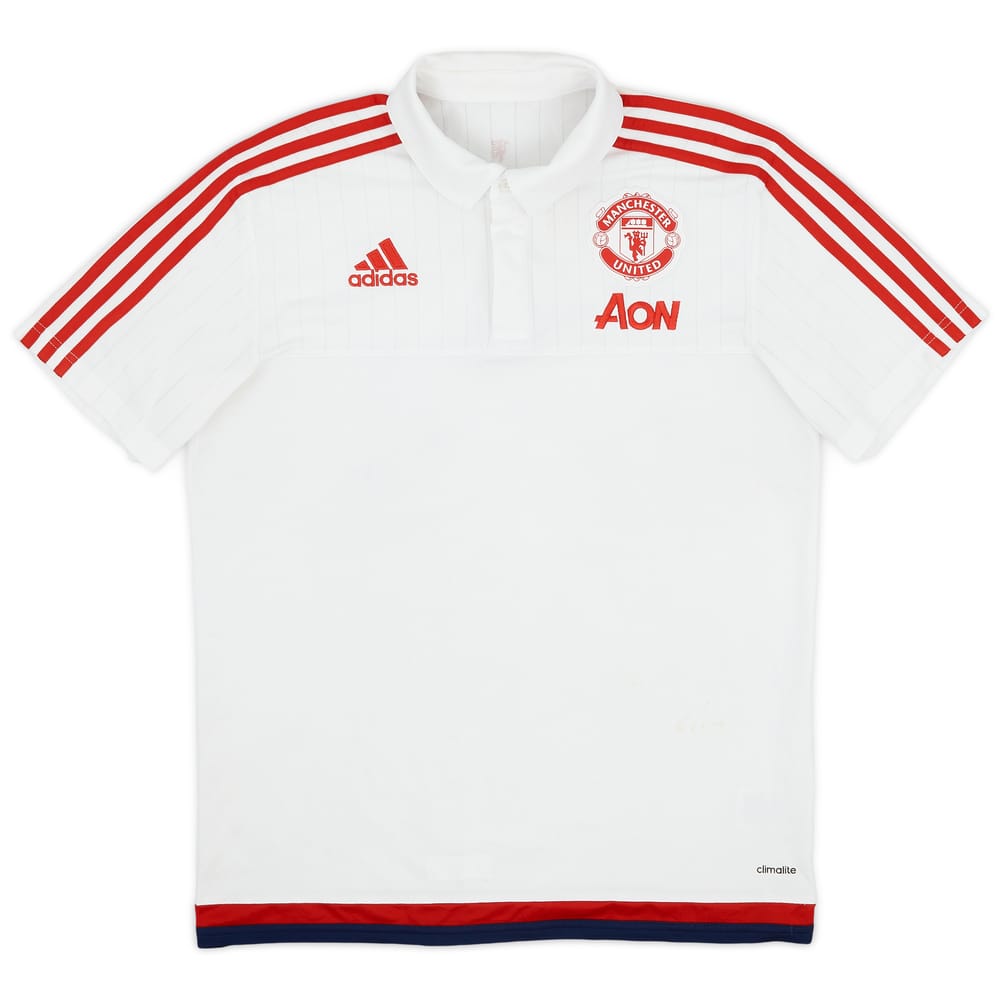 2015-16 Manchester United adidas Polo Shirt - 8/10 - (M)