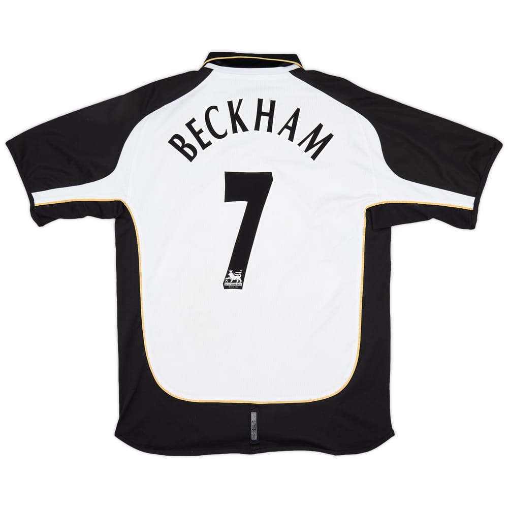 2001-02 Manchester United Centenary Away/Third Shirt Beckham #7 - 7/10 - (XL)