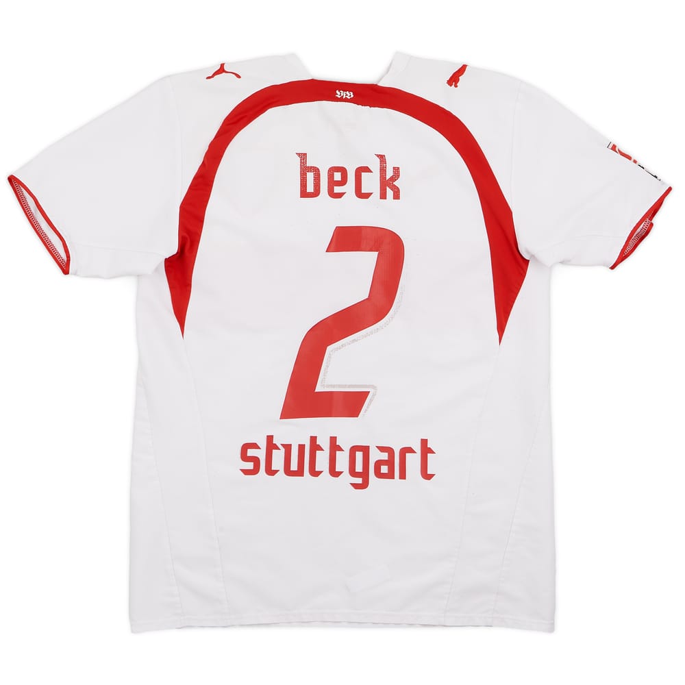 2006-07 Stuttgart Home Shirt Beck #2 - 7/10 - (L)