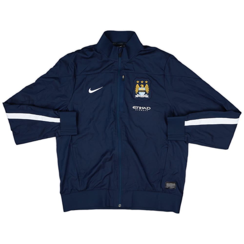 2013-14 Manchester City Nike Track Jacket - 7/10 - (L)