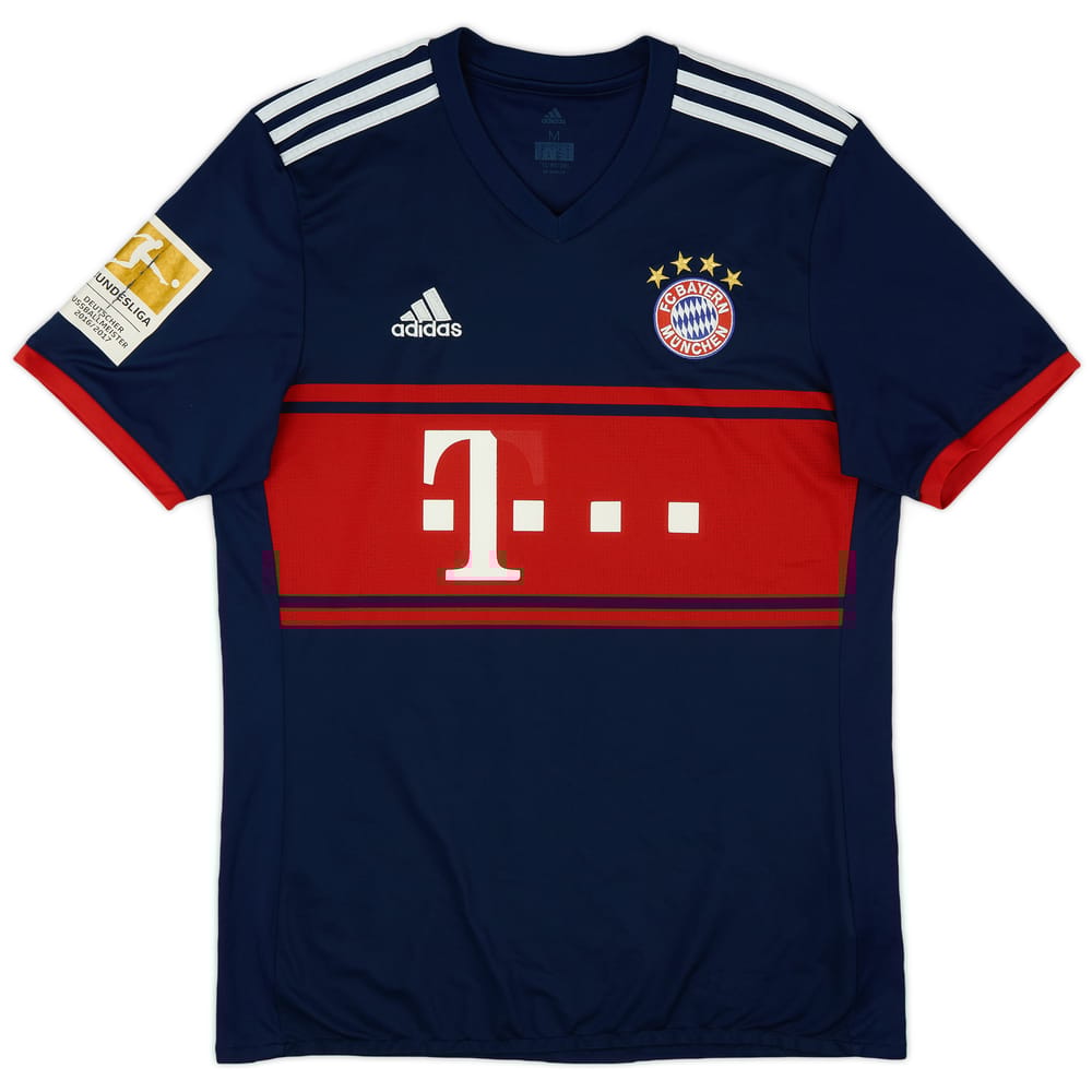 2017-18 Bayern Munich Signed Away Shirt - 4/10 - (M)