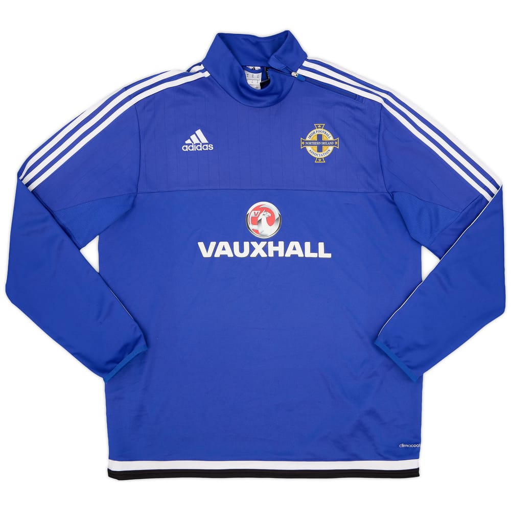 2016-17 Northern Ireland adidas 1/4 Zip Drill Top - 7/10 - (XL)
