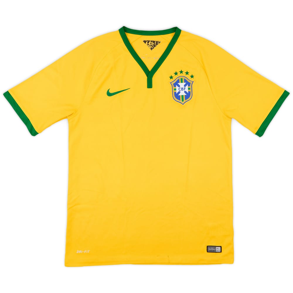 2014-15 Brazil Home Shirt - 5/10 - (M)