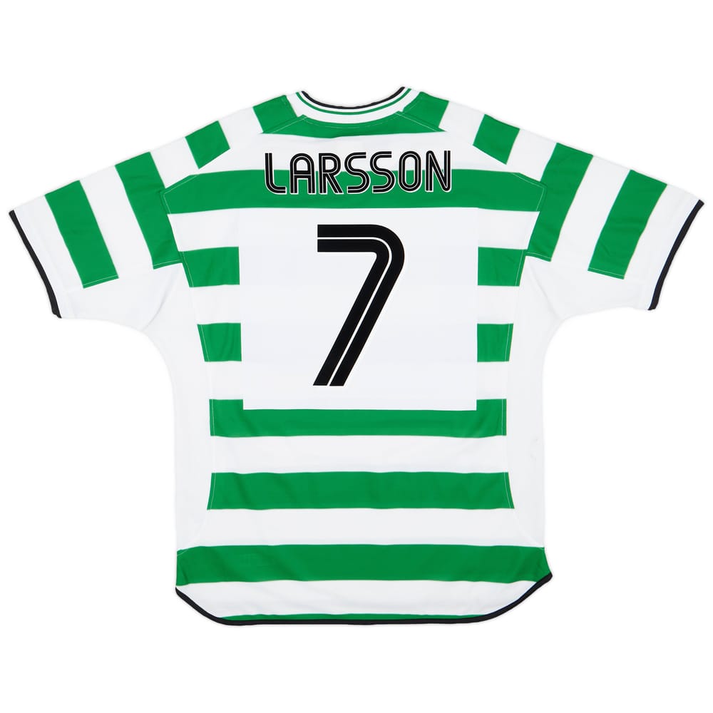 2001-03 Celtic Home Shirt Larsson #7 - 5/10 - (XL)