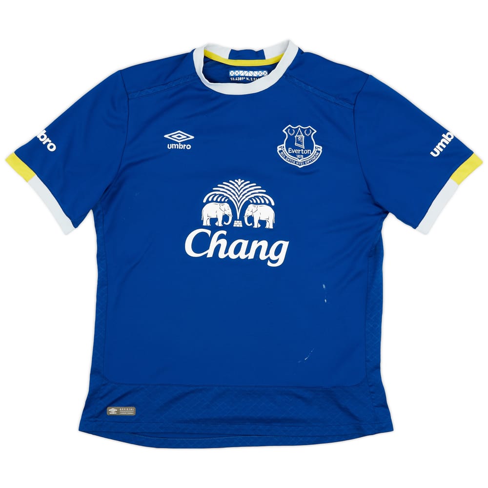 2016-17 Everton Home Shirt Lukaku #10 - 6/10 - (L)