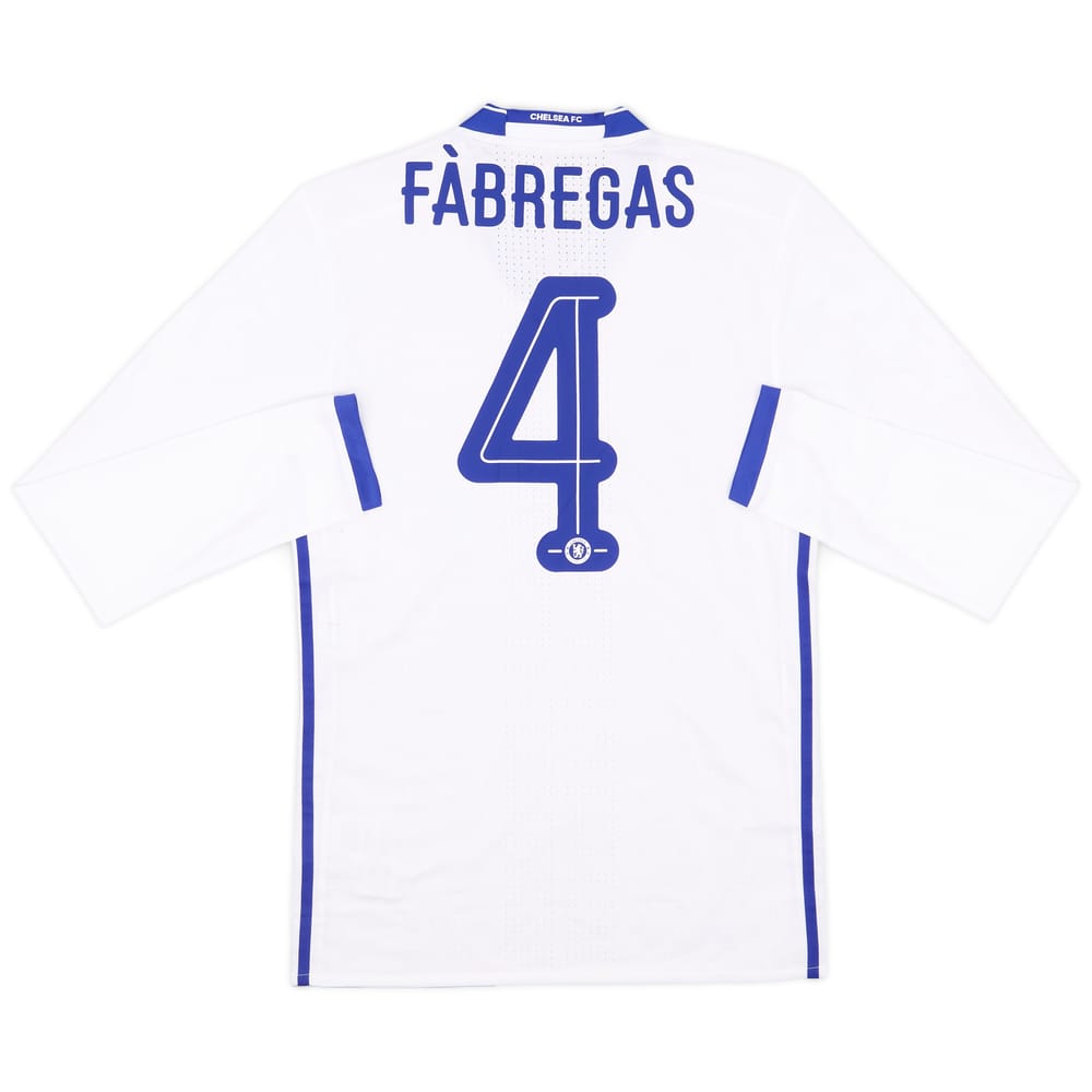 2016-17 Chelsea Player Issue Third L/S Shirt Fabregas #4