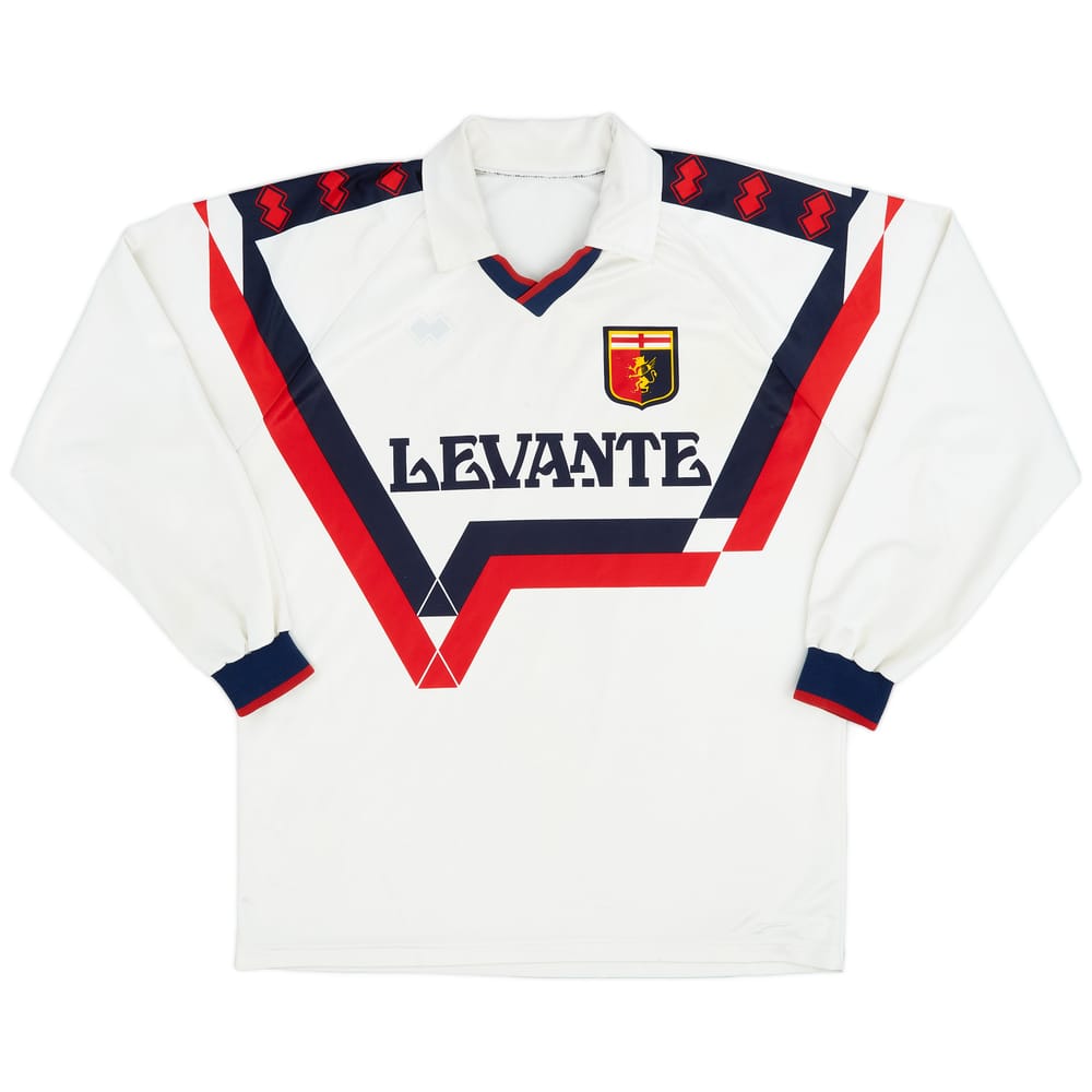 1988-89 Genoa Away L/S Shirt - 6/10 - (XL)