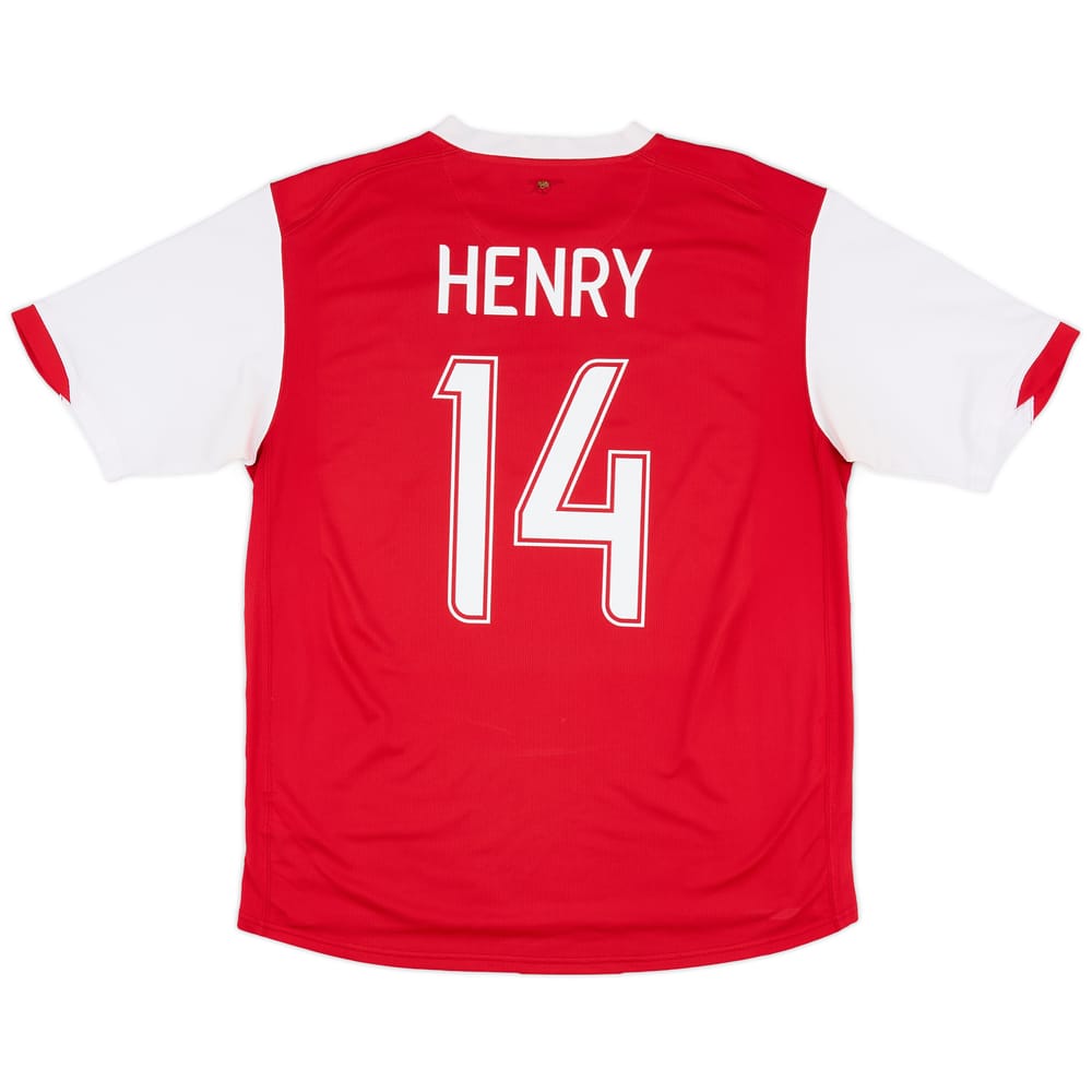 2006-08 Arsenal Home Shirt Henry #14 - 6/10 - (XL)