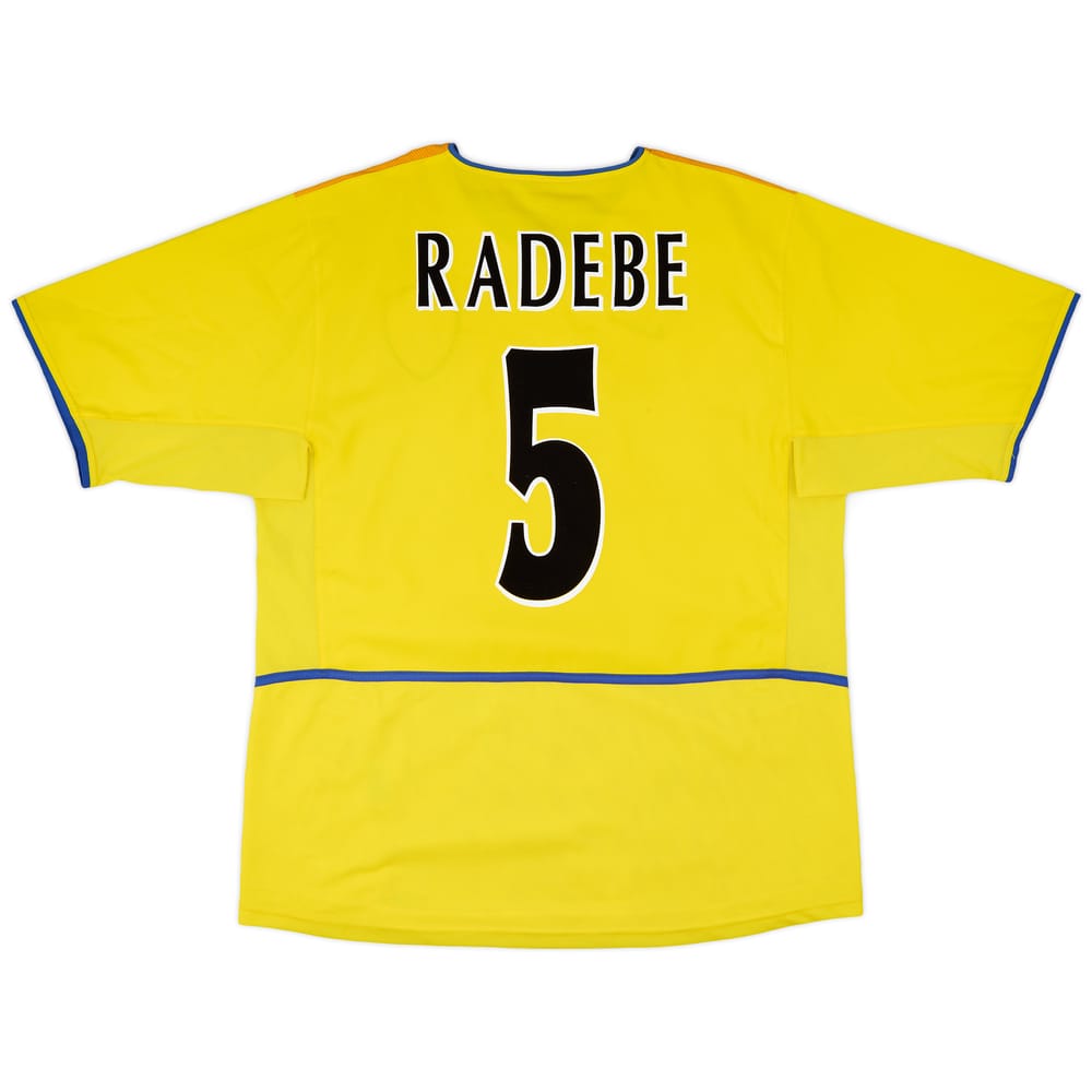2002-03 Leeds United Away Shirt Radebe #5 - 9/10 - (L)