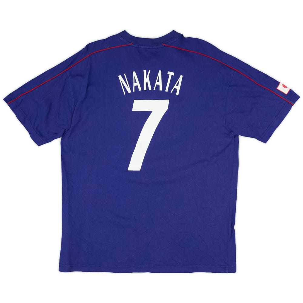 2002-03 Japan Cotton Tee Nakata #7 - 6/10 - (L)