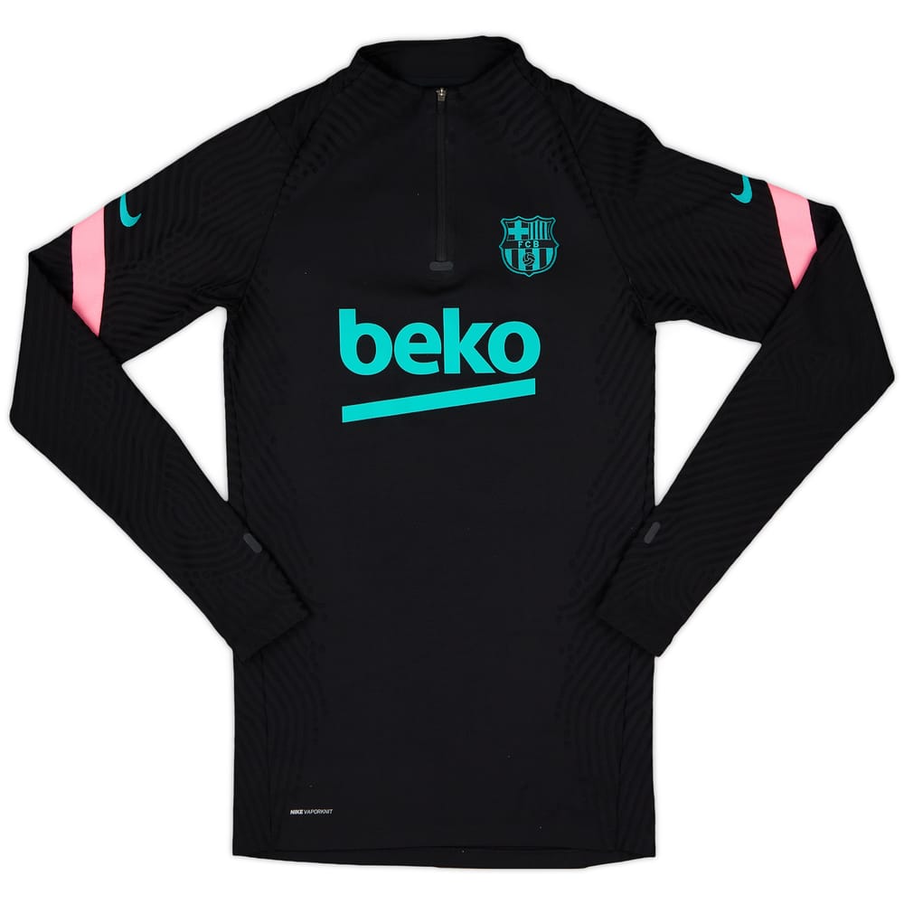 2020-21 Barcelona Nike Authentic 1/4 Zip Training Top - 9/10 - (XS)